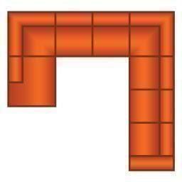 Ottomaan + 2.5 Zits + Hoek + 4 Zits