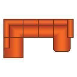 Ottomaan + 2.5 Zits + Longchair Rond