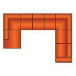 Ottomaan + 3 Zits (3 delig) + Hoek + 2 Zits (2 delig)