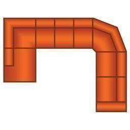 Ottomaan + 3 Zits (3 Delig) + Trapeze Hoek + 2 Zits