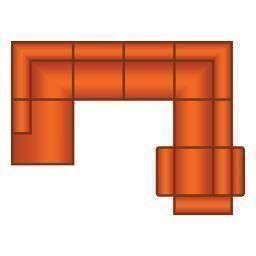 Ottomaan + 3 Zits + Hoek + 2 Zits (1x Relax VSR Incl. 1X Hoofdsteun)