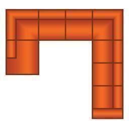 Ottomaan + 3 Zits + Hoek + 4 Zits