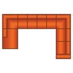 Ottomaan + 4 Zits (2 delig) + Haakse Hoek + 3 Zits