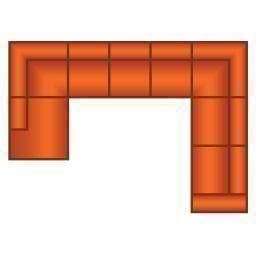 Ottomaan + 4 Zits + Hoek + 3 Zits