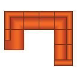 Ottomaan Groot + 2 Zits + Hoek + 2 Zits