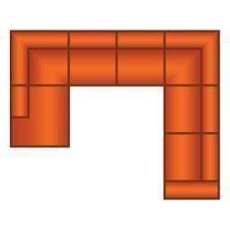 Ottomaan Groot + 3 Zits + Hoek + 3 Zits