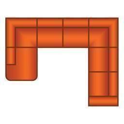 Ottomaan Rond + 3 Zits + Hoek + 2.5 Zits