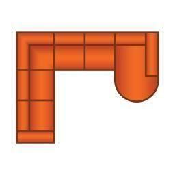 2 Zits + Hoek + 2 Zits + Longchair Rond