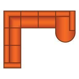 3 Zits + Hoek + 3 Zits + Longchair Rond