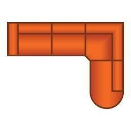 3 Zits + Ottomaan Rond Groot