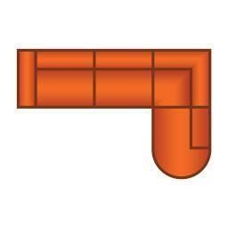 3 Zits + Ottomaan Rond Klein