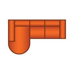 Longchair Rond + 2 Zits