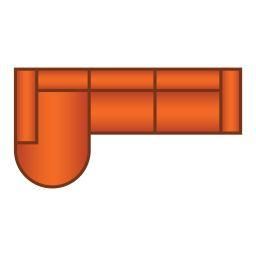 Longchair Rond + 3 Zits