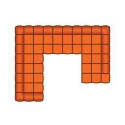 2 Zits + Hoek + 2 Zits + Ottomaan Klein