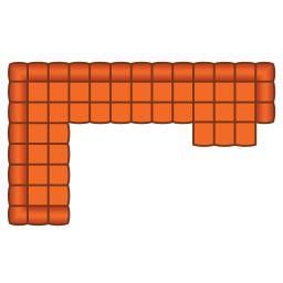 2 Zits (2 delig) + Hoek + 3 Zits + Longchair Groot