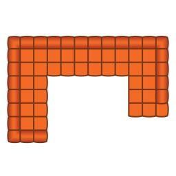 2 Zits + Hoek + 3 Zits + Ottomaan Klein