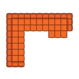 2.5 Zits + Hoek + 2 Zits + Longchair Groot