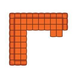 2.5 Zits + Hoek + 2 Zits + Longchair Klein