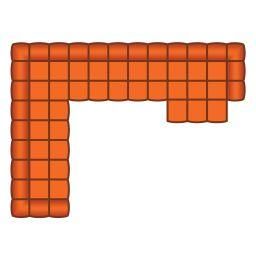 2.5 Zits + Hoek + 2.5 Zits + Longchair Groot