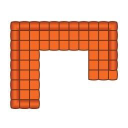 2.5 Zits + Hoek + 2.5 Zits + Ottomaan Klein