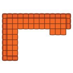 2.5 Zits + Hoek + 3 Zits + Longchair Groot