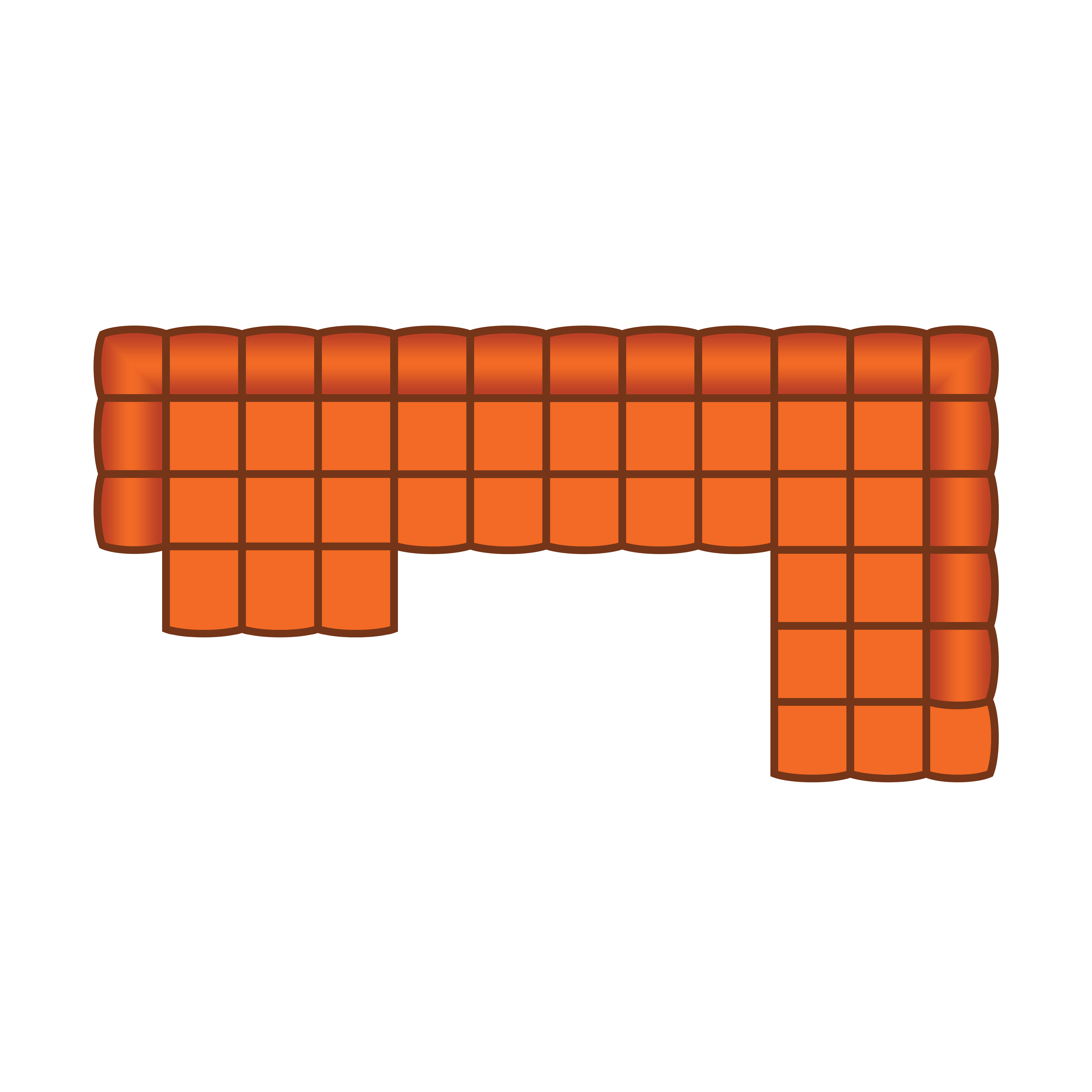 Longchair Groot + 2.5 Zits + Ottomaan Klein