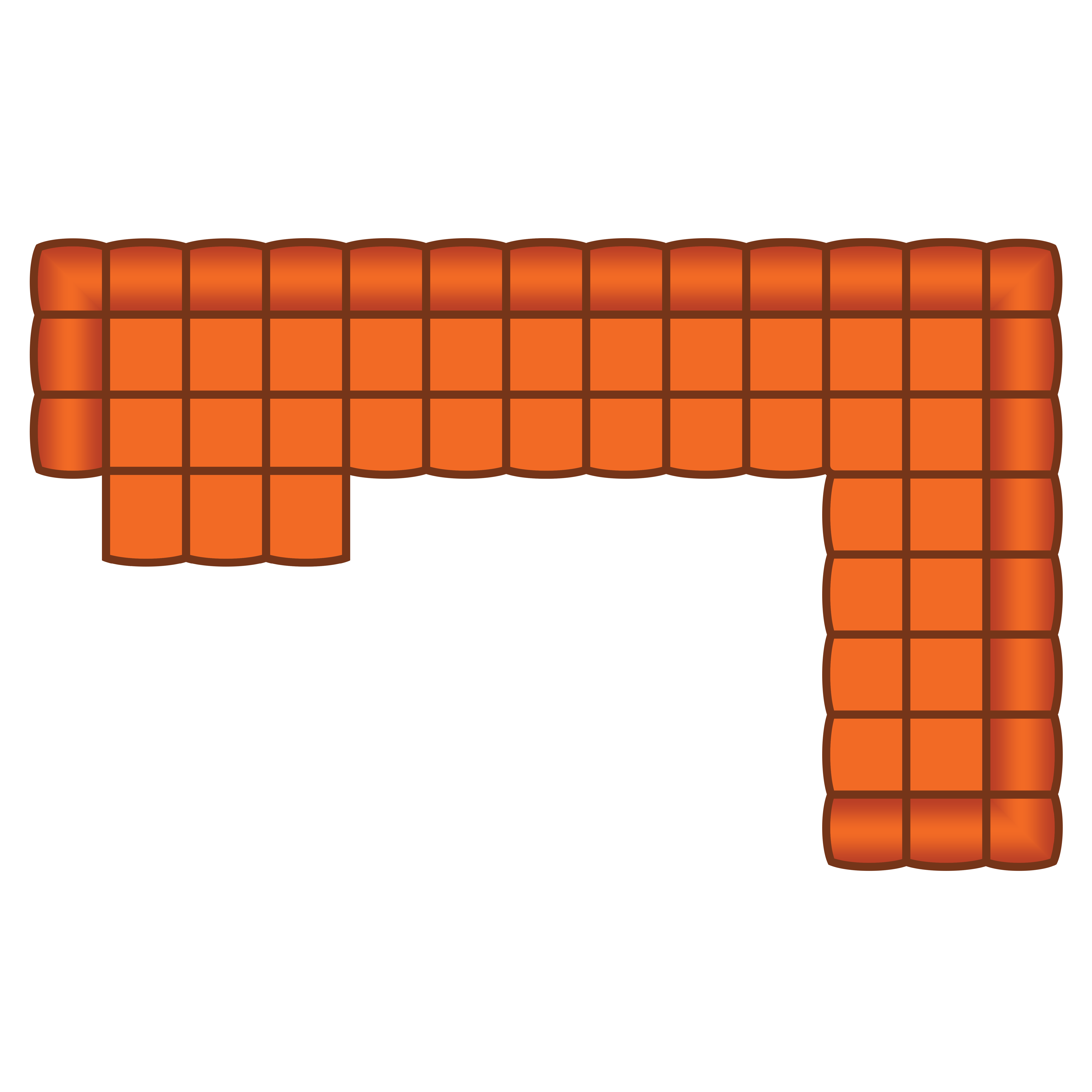 Longchair Groot + 3 Zits + Hoek + 2 Zits