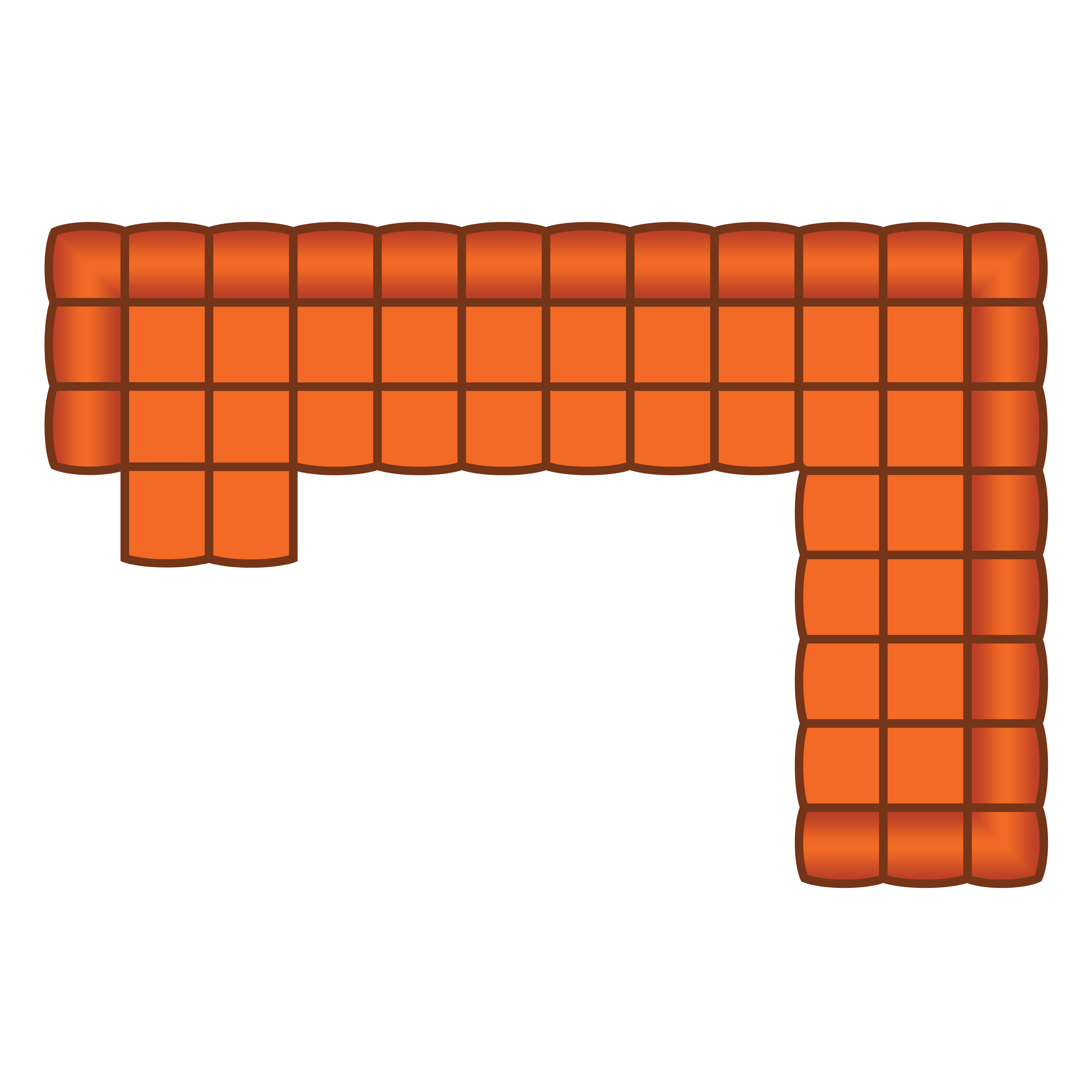 Longchair Klein + 3 Zits + Hoek + 2 Zits