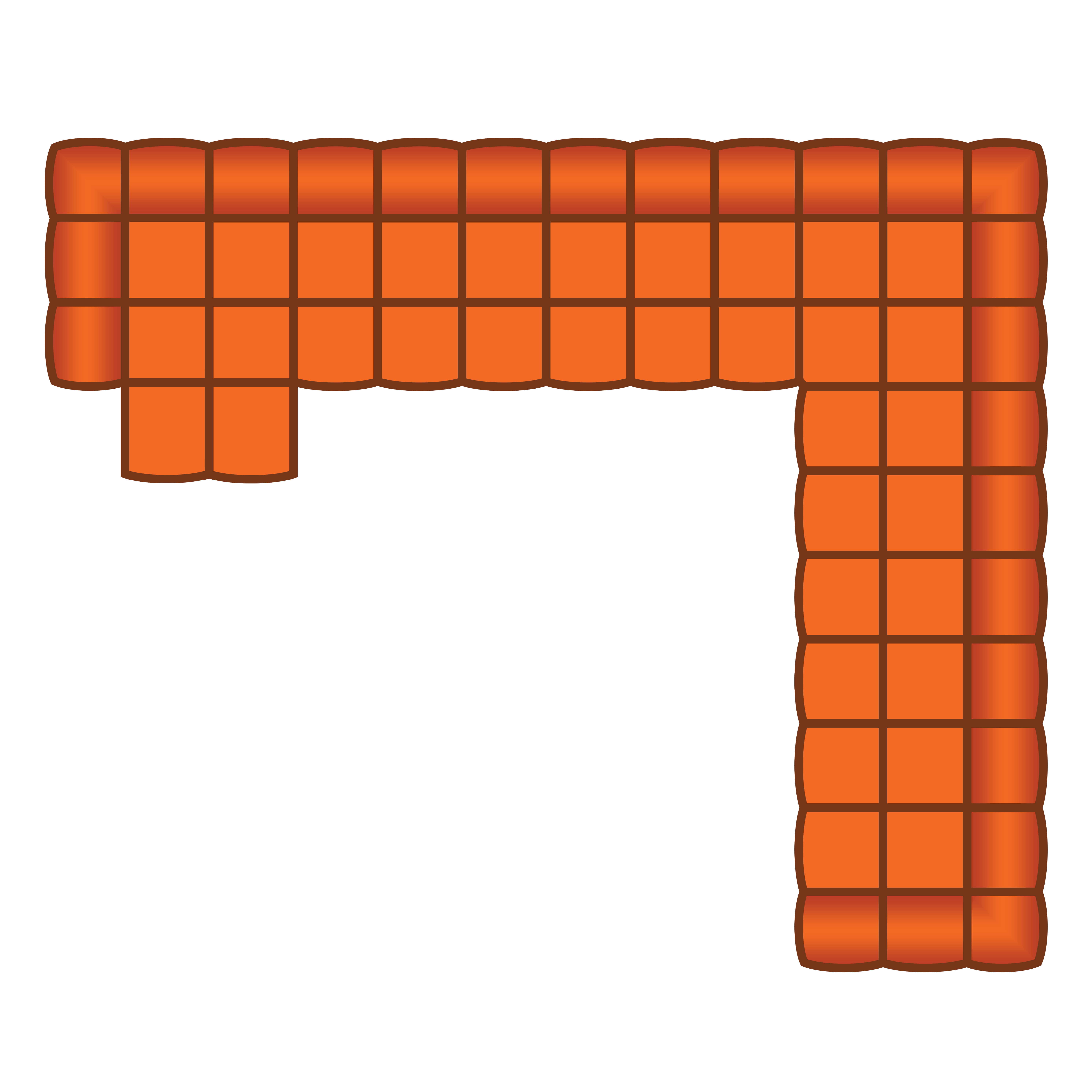 Longchair Klein + 3 Zits + Hoek + 3 Zits