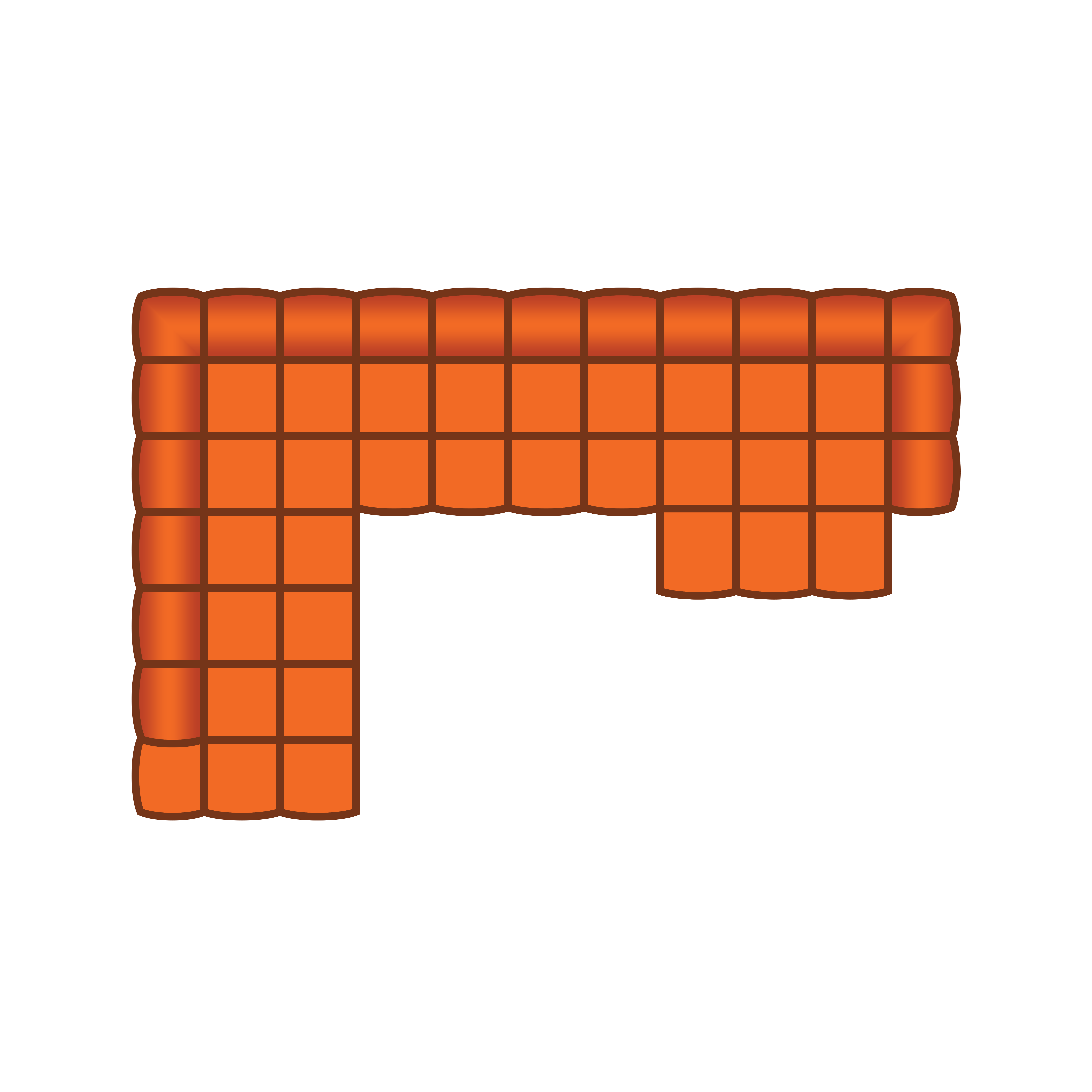 Ottomaan Groot + 2 Zits + Longchair Groot