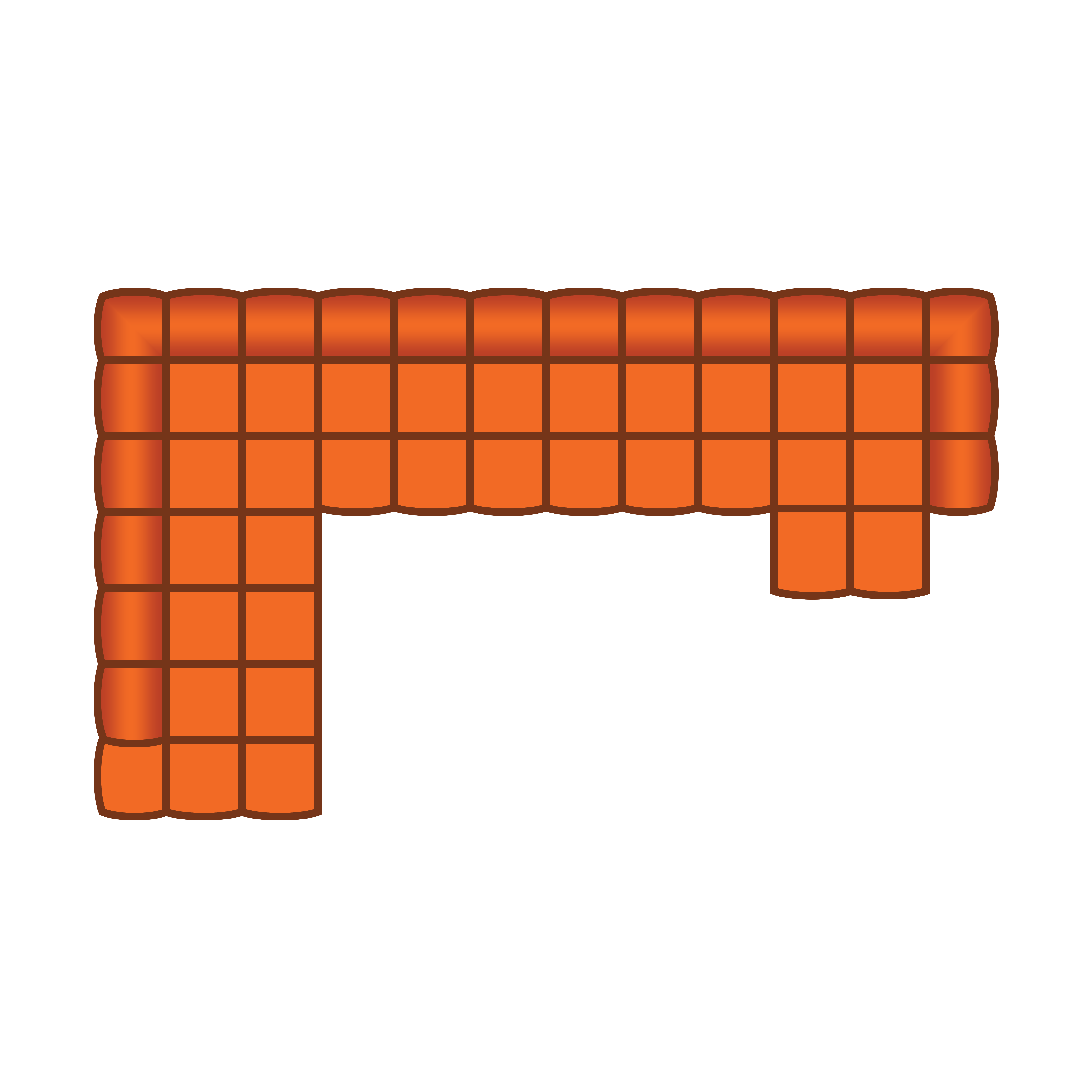 Ottomaan Groot + 3 Zits + Longchair Klein