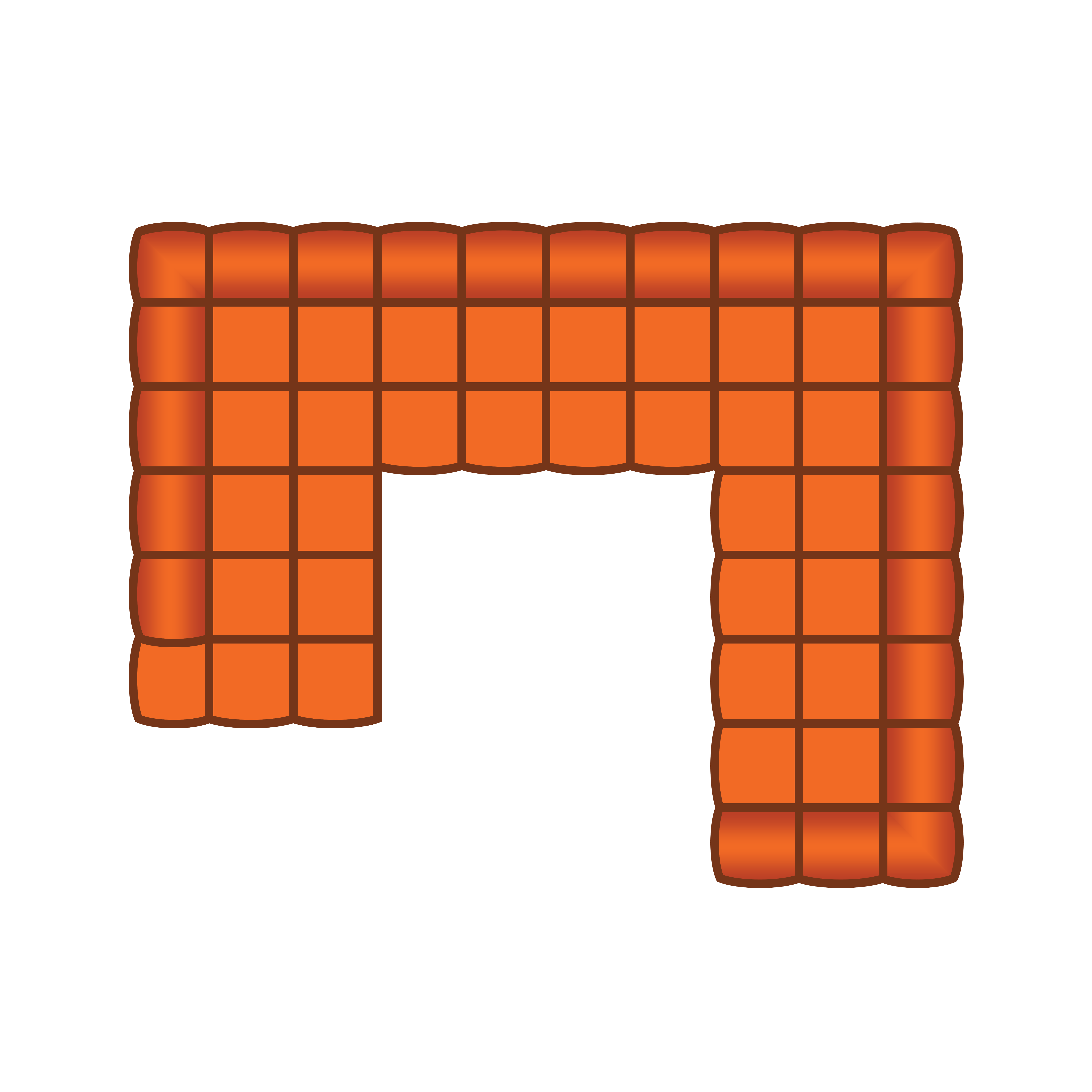 Ottomaan Klein + 2 Zits + Hoek + 2 Zits (2 delig)