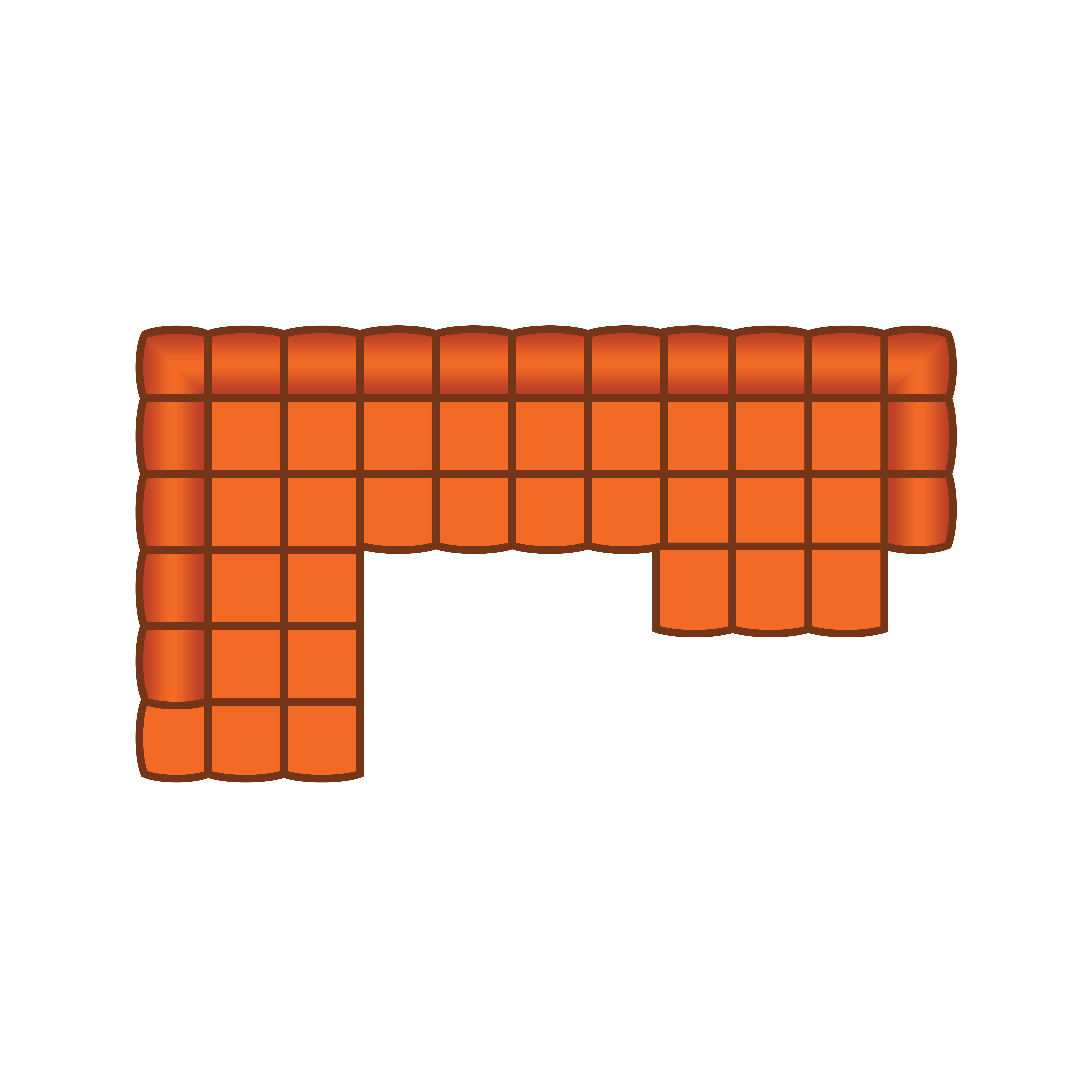 Ottomaan Klein + 2 Zits + Longchair Groot