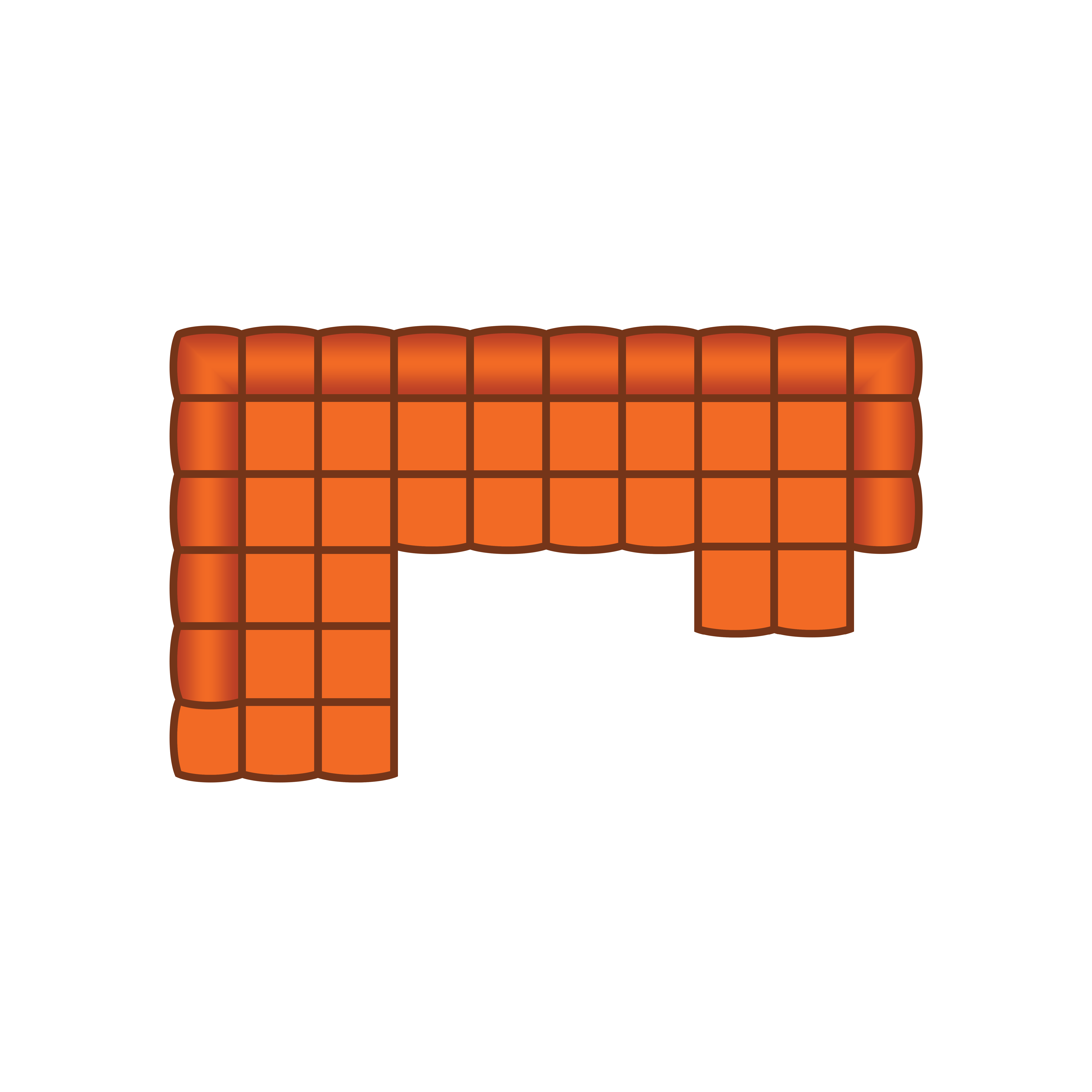 Ottomaan Klein + 2 Zits + Longchair Klein