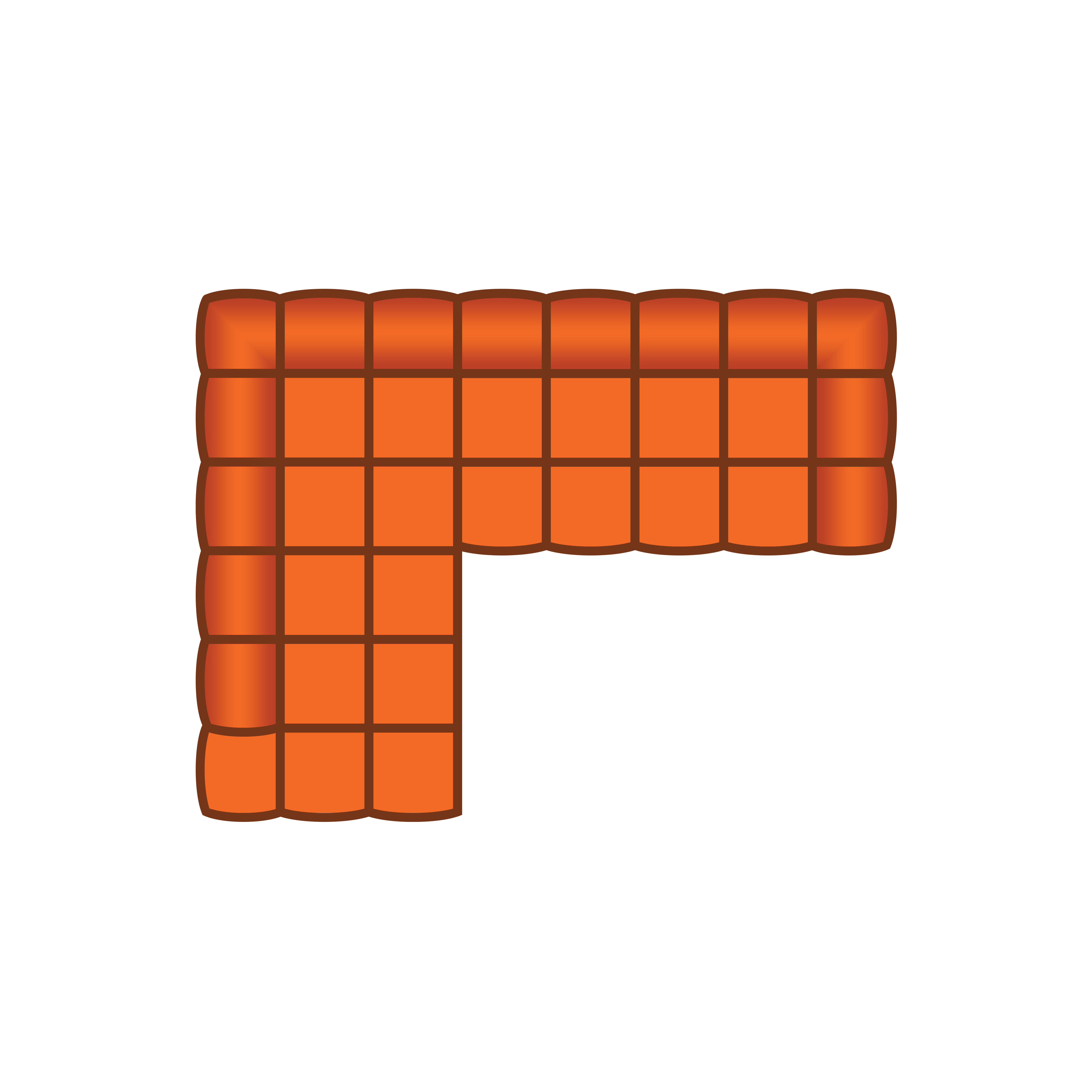 Ottomaan Klein + 2 Zits (2 delig)