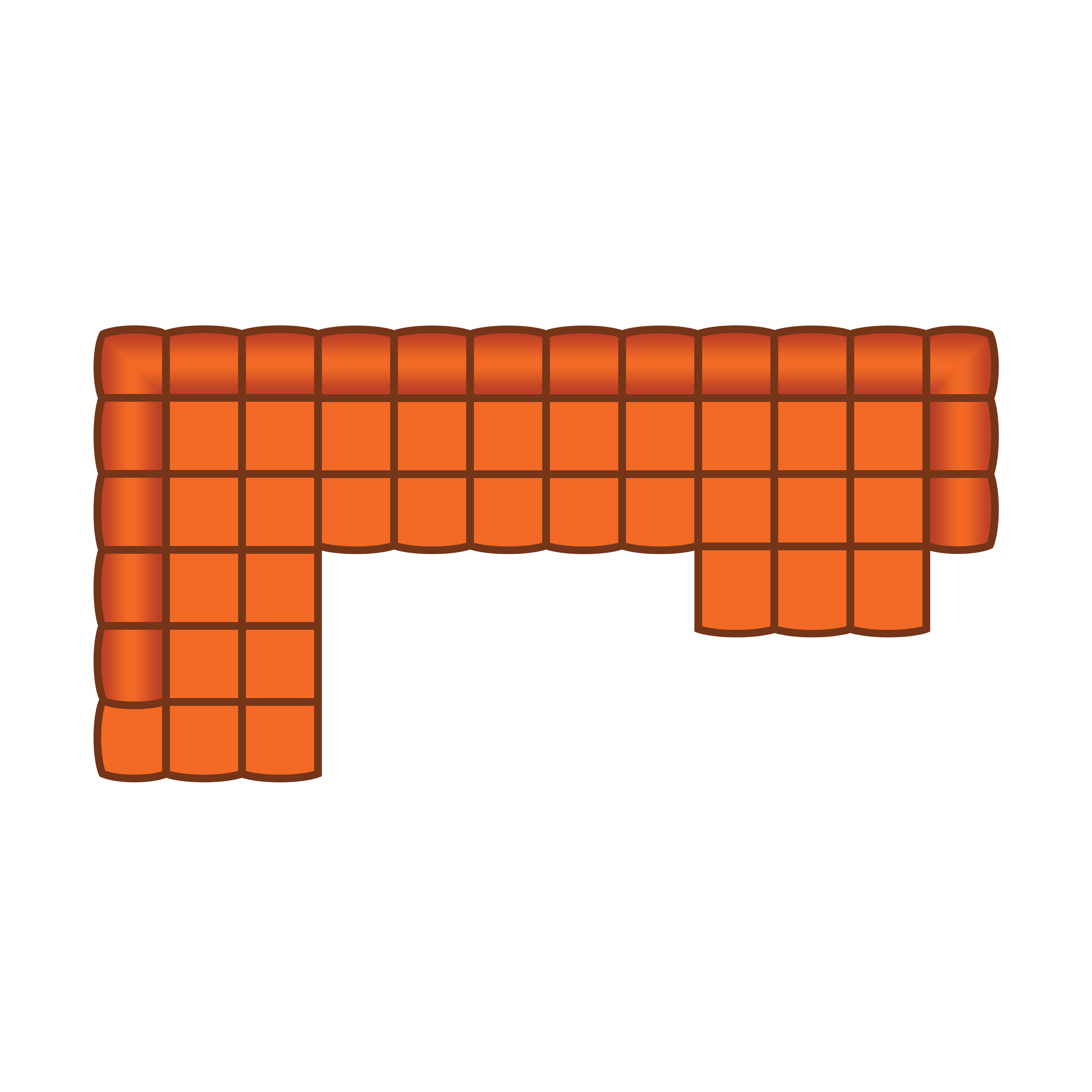 Ottomaan Klein + 2.5 Zits + Longchair Groot