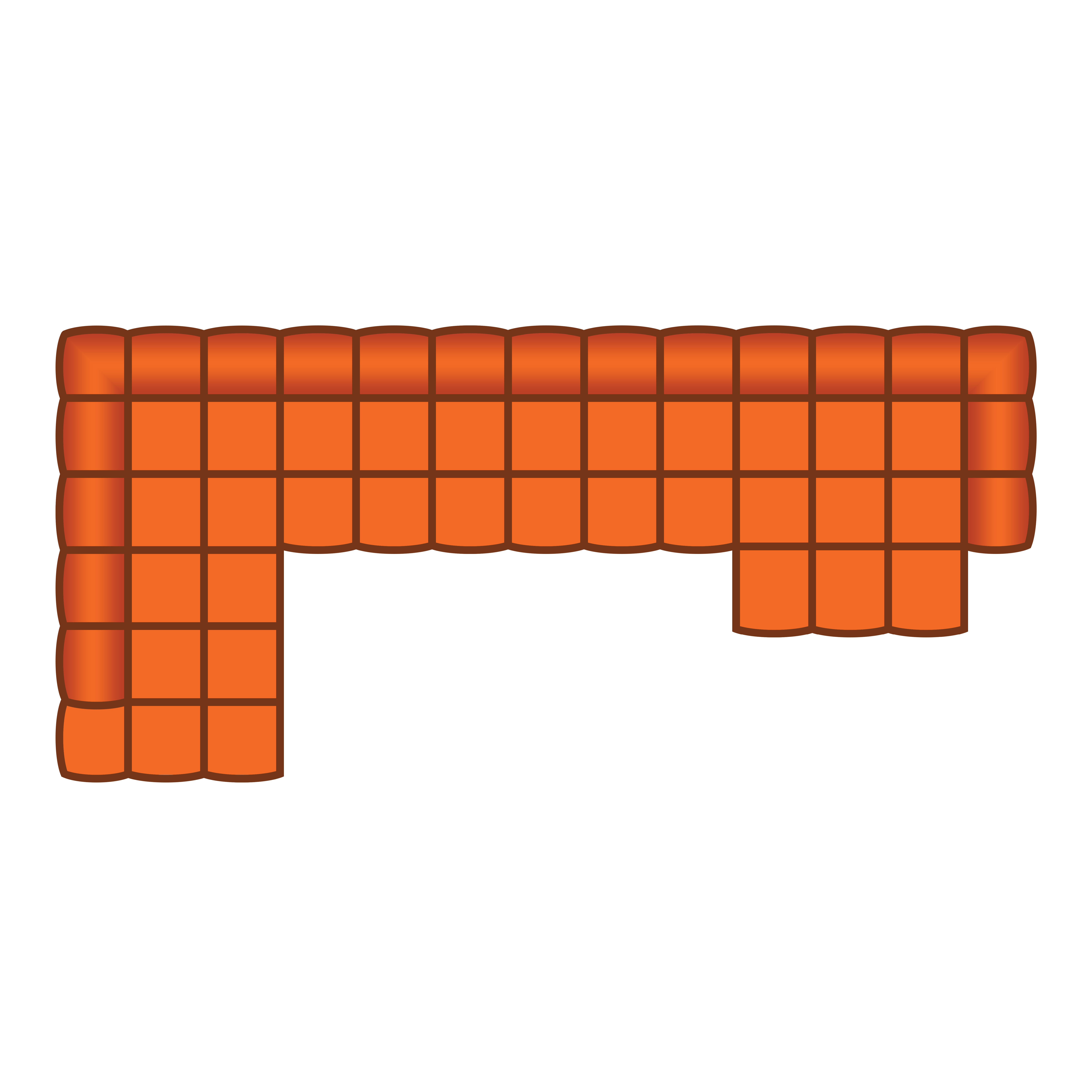 Ottomaan Klein + 3 Zits + Longchair Groot