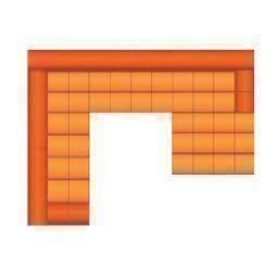 2 Zits + Hoek + 2 Zits + Longchair Groot