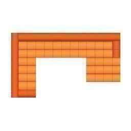 2 Zits + Hoek + 3 Zits + Longchair Groot