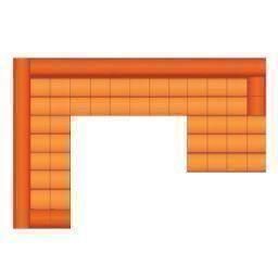 2.5 Zits + Hoek + 3 Zits + Longchair Groot