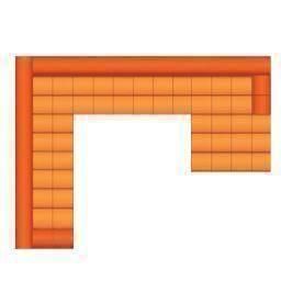 3 Zits + Hoek + 3 Zits + Longchair Groot