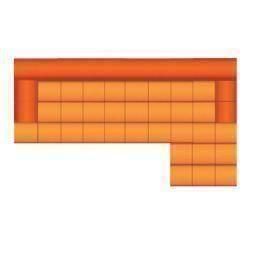 3 Zits Diep + Longchair Klein