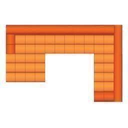 Longchair Groot + 2.5 Zits + Hoek + 2 Zits