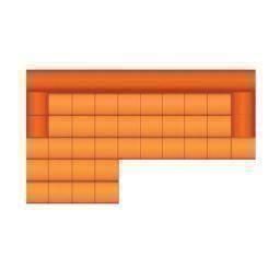 Longchair Groot + 2.5 Zits Diep