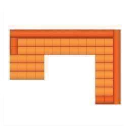 Longchair Groot + 3 Zits + Hoek + 2.5 Zits