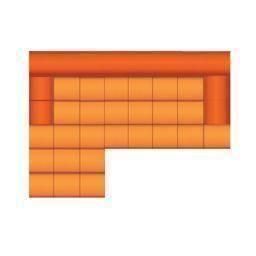 Longchair Klein + 2 Zits Diep