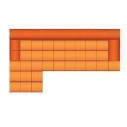 Longchair Klein + 3 Zits Diep