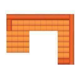 Longchair Max + 2.5 Zits + Hoek + 2.5 Zits