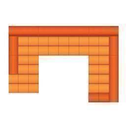 Ottomaan + 2.5 Zits + Hoek + 2 Zits