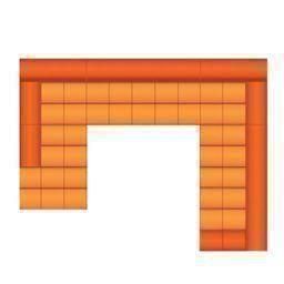 Ottomaan + 2.5 Zits + Hoek + 2.5 Zits